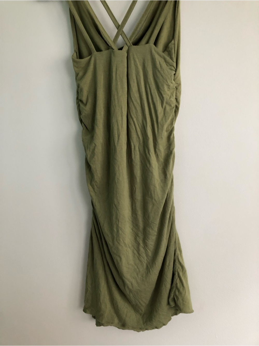 Y2K Gypsy Forest Fairy Boho Nomads Bamboo Hemp Strappy Asymmetrical Pixie Dress - Picture 7 of 16